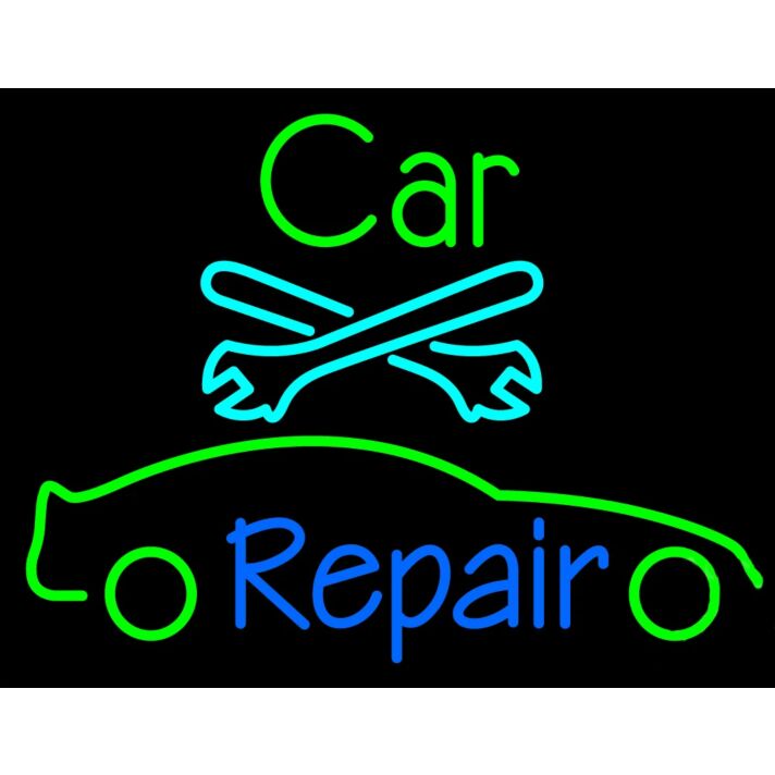 Neon Car Signs For Neon Car Repair Store