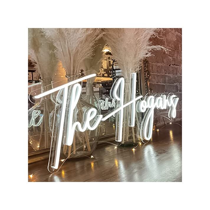 The Hogans Neon Name Signs Family Name Room Wall Decor