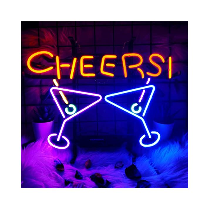 Cocktail Cheers Neon Sign Neon Bar Sign
