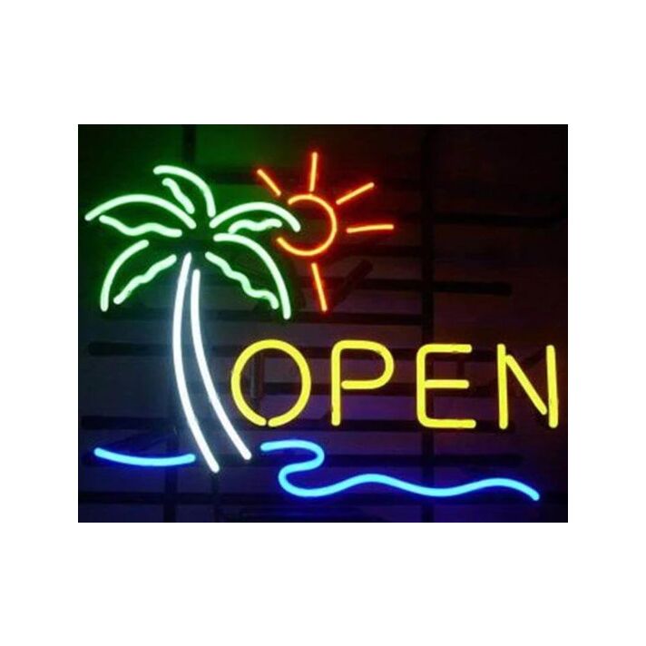 Open Neon Sign Wall Art Sign