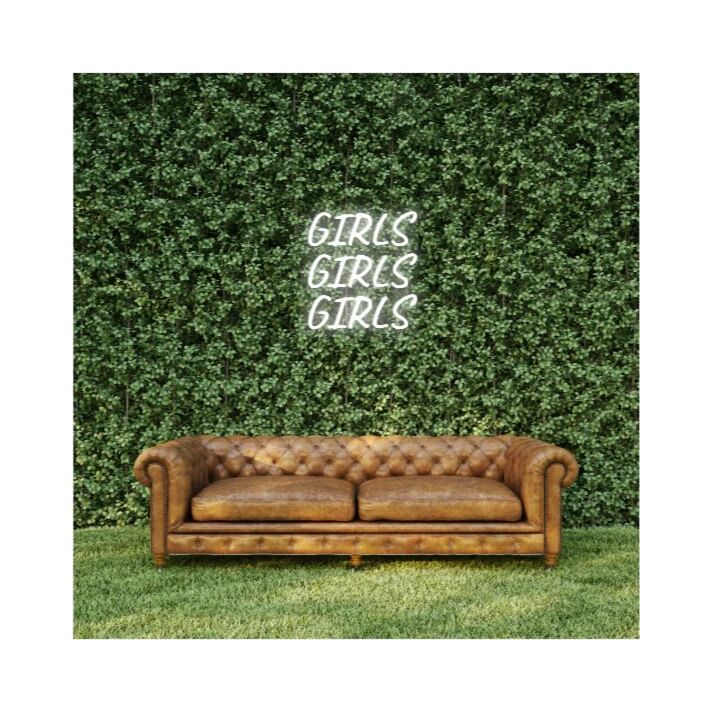Girls Girls Girls Neon Sign Neon Wall Sign