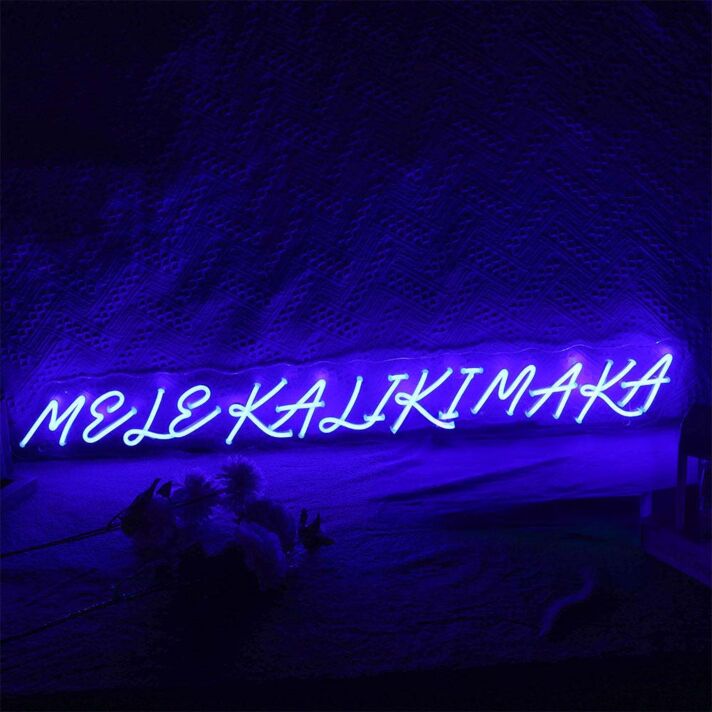 Melekalikimaka Neon Sign