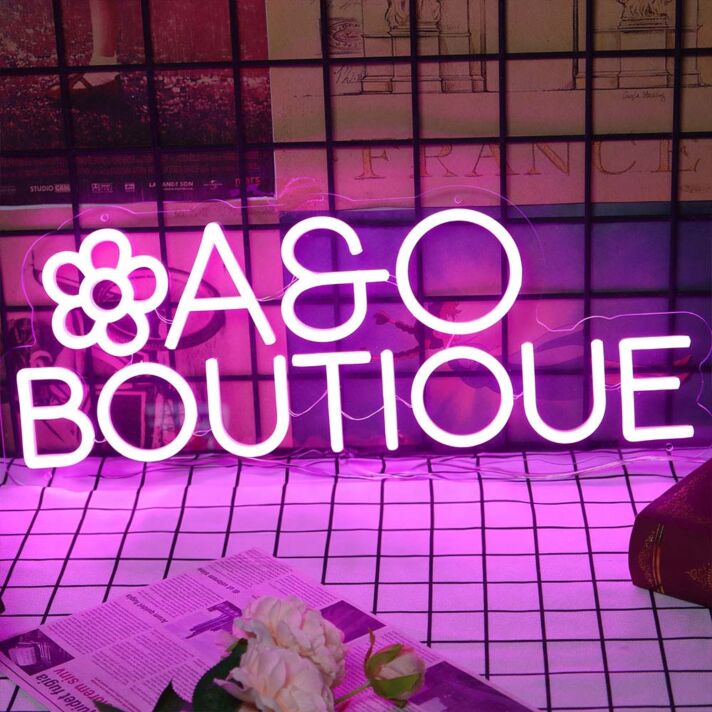Abo Boutique Neon Sign