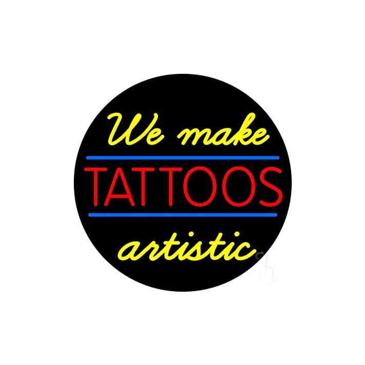 We Make Tattoos Artistic LED Neon Sign
