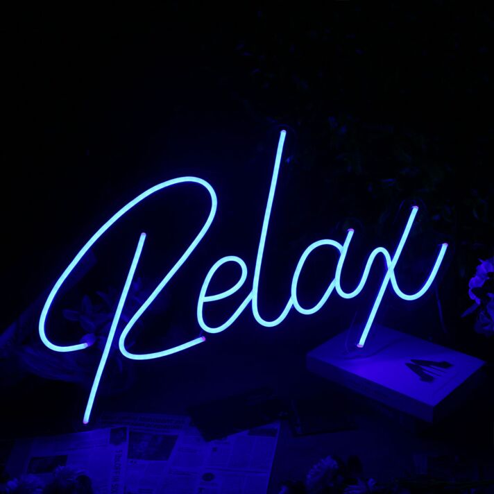 Relax Neon LED Sign