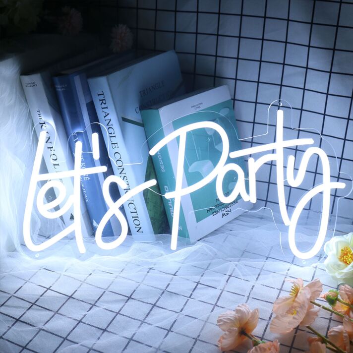 Lets Party Neon Sign