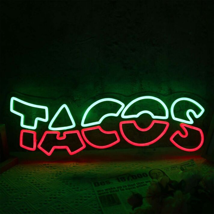 TACOS Neon LED Sign