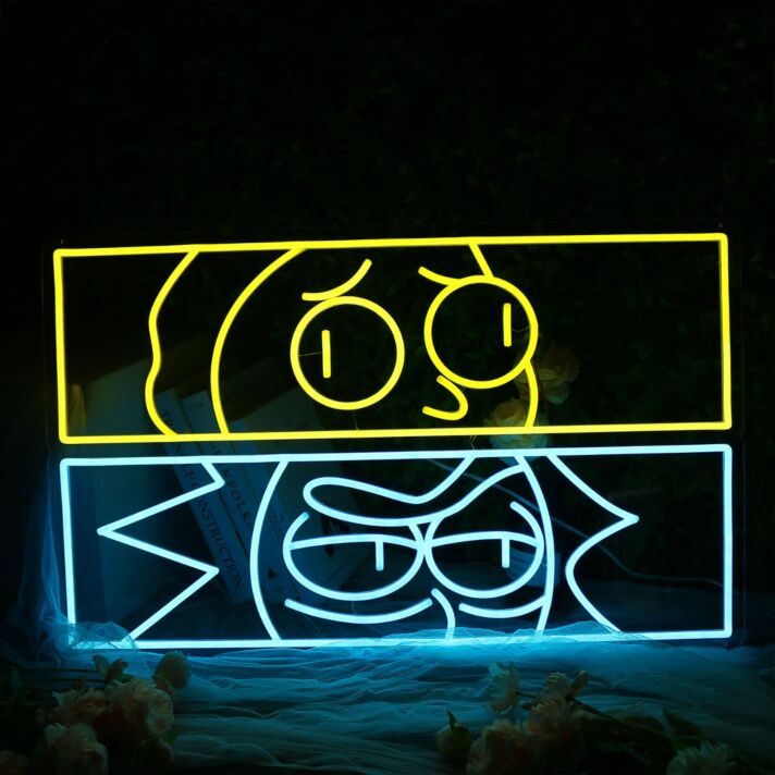 Rick And Morty Neon LED Sign