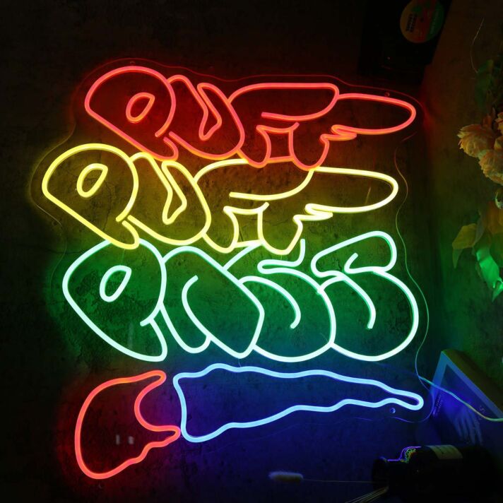Puff Puff Custom Neon Sign