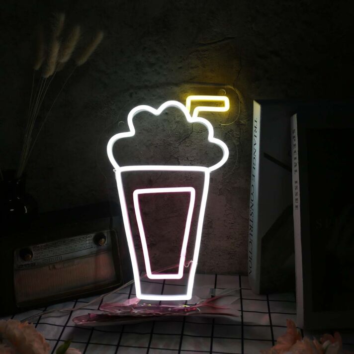 Milkshake Custom Neon Sign