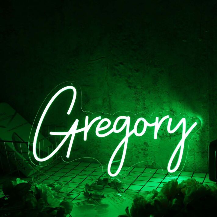 Gregory Green Neon Sign
