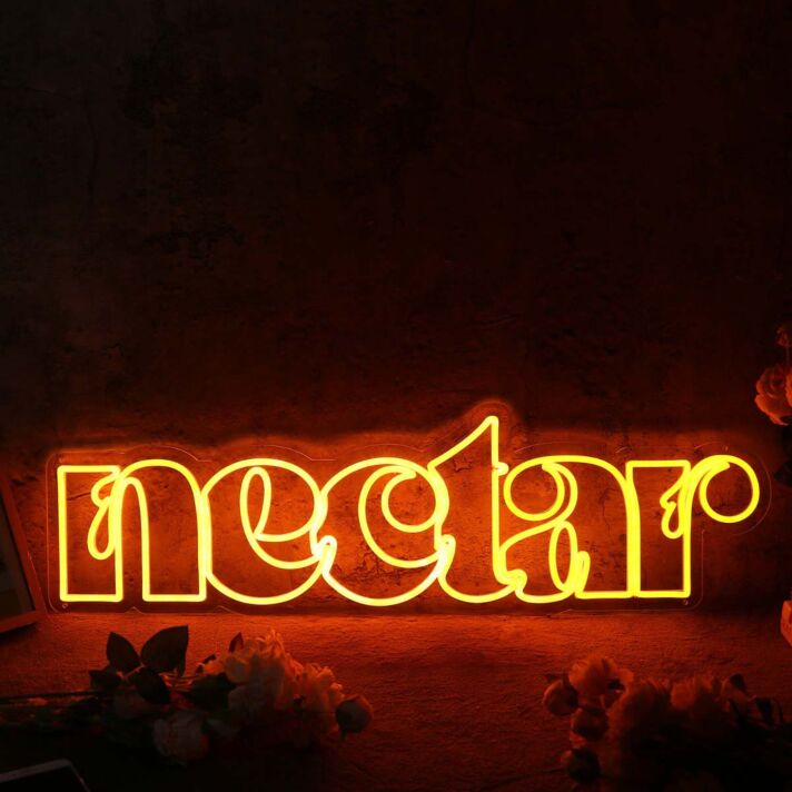 Nectar Orange Neon Sign