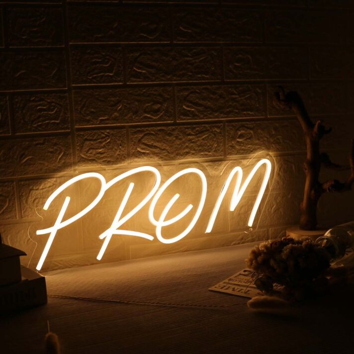 Prom Yellow Custom Neon Sign
