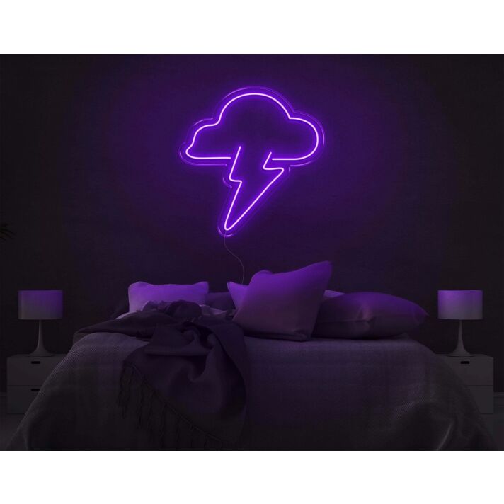Cloud Lightning Neon Sign