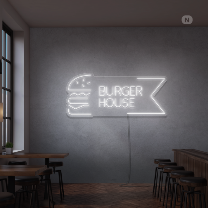 Customize Burger House Neon Sign