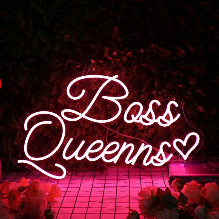 Boss Queenns Red Neon Sign