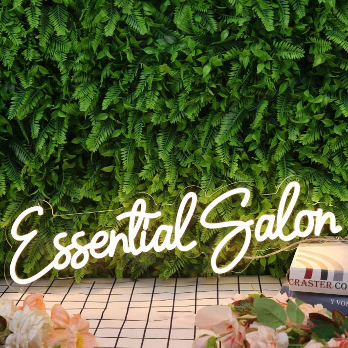 Essential Salon Yellow Neon Sign