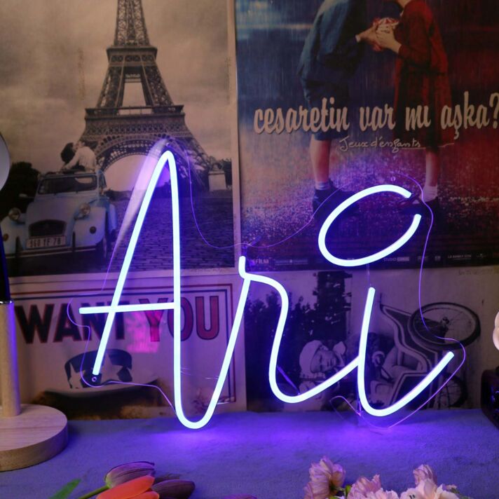 Ani Blue Neon Sign