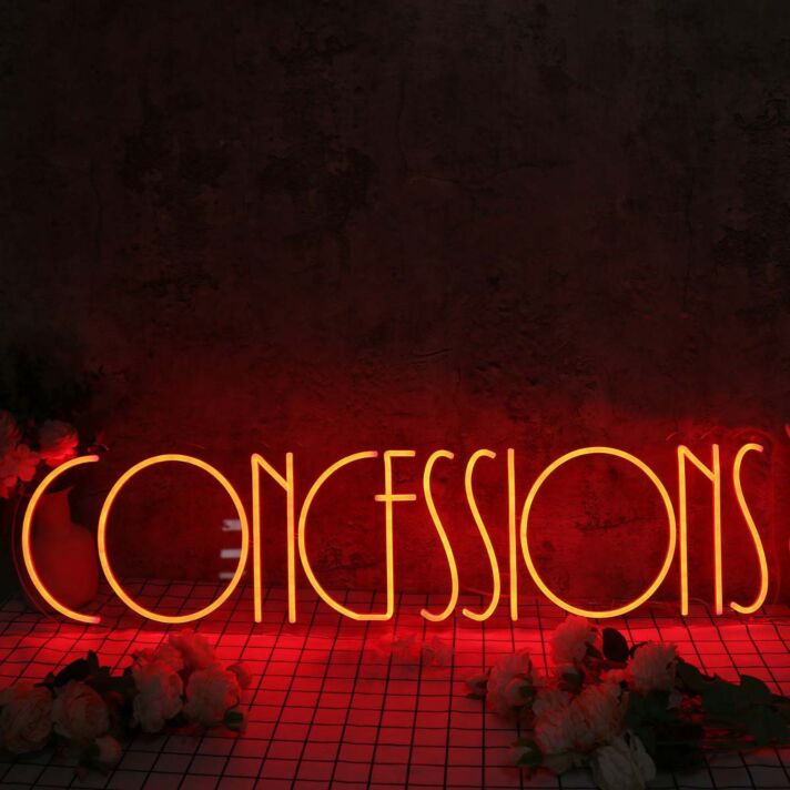 Concessions Red Neon Sign