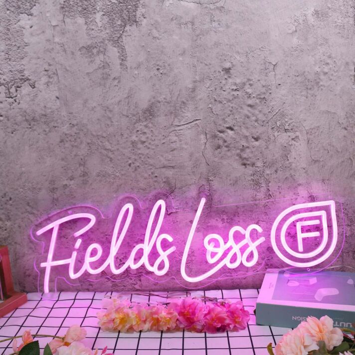 Fields Loss Pink Neon Sign