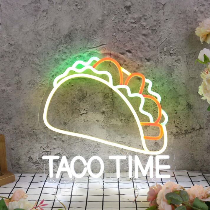 Taco Time Custom Neon Sign