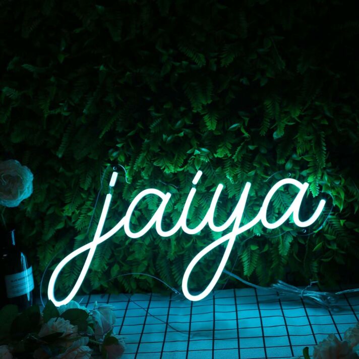 Jaiya Blue Neon Sign