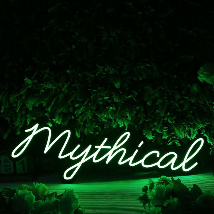 Mythical Green Neon Sign