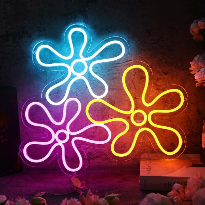 Spongebob Flower Custom Neon Sign