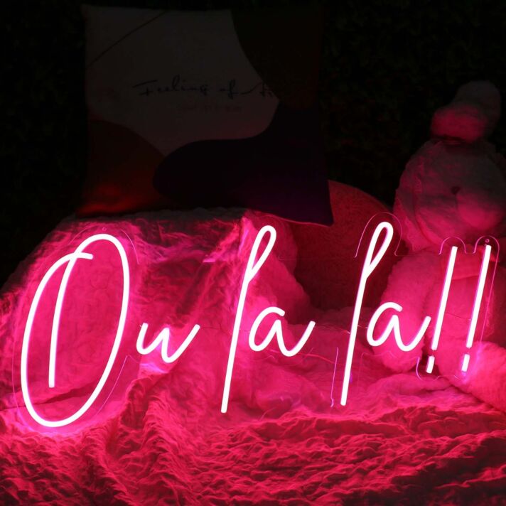 Ou La La Red Neon Sign