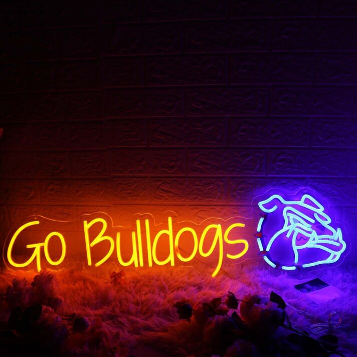 Go Bulldogs Custom Neon Sign