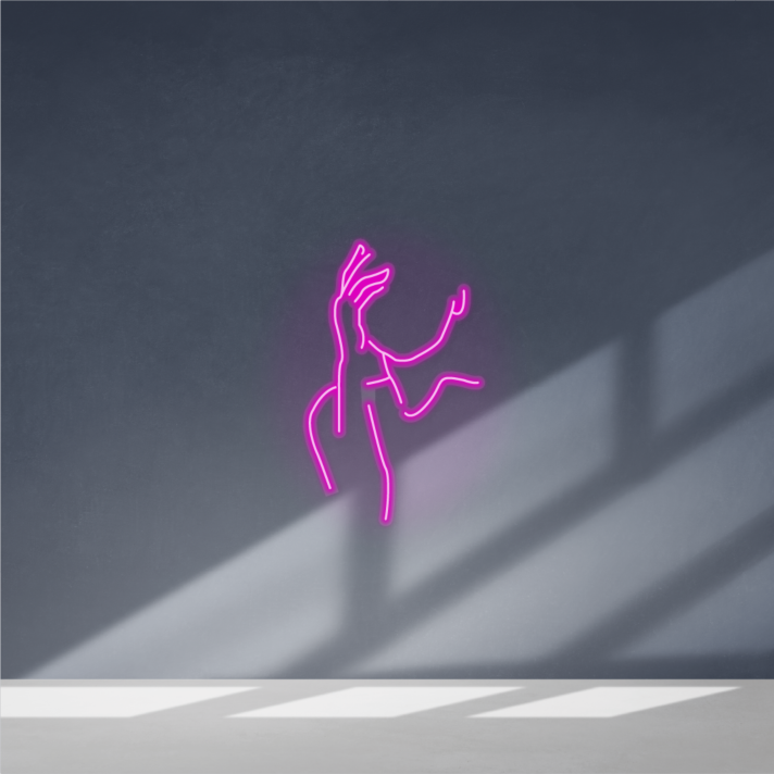 Verleidend Gezicht neon signs