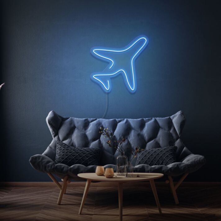 Airplane LED Neon Sign