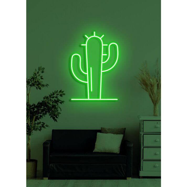 Cactus Neon Light Desert Cool and Prickly Fun