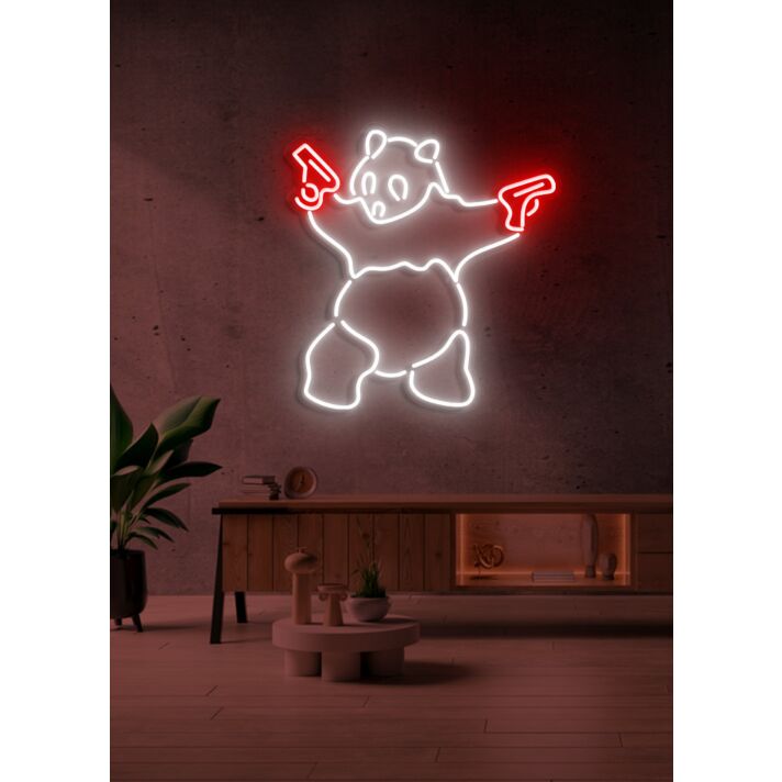 Panda Neon Adorable Glow for Wildlife Lovers