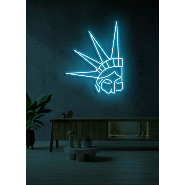 Crown Neon Regal Elegance in Luminous Form