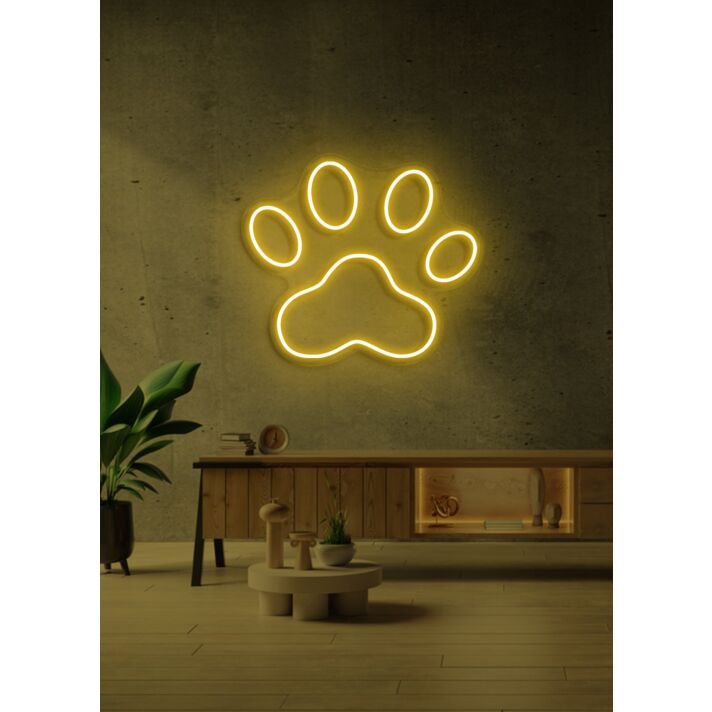 Paw Adorable Neon for Pet Lovers and Animal Enthusiasts