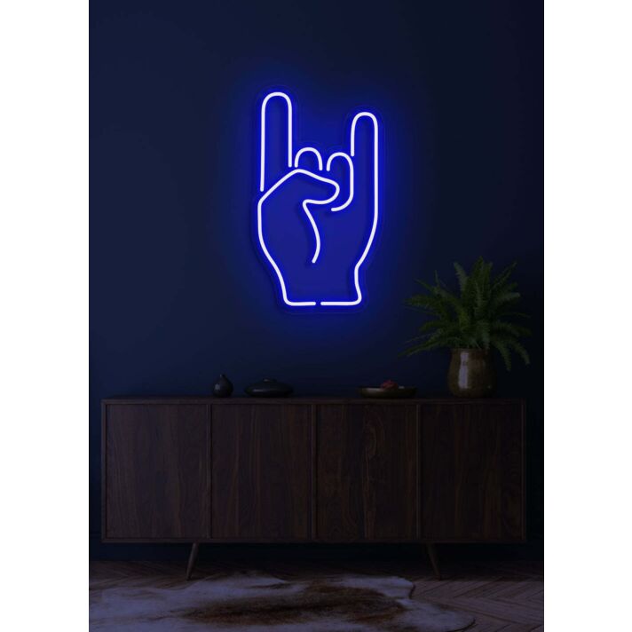 Rock n' roll Neon Tribute to the Spirit of Rock Music