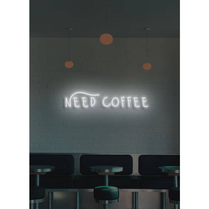 Need Coffee Neon Essential Fuel for Daily Grind