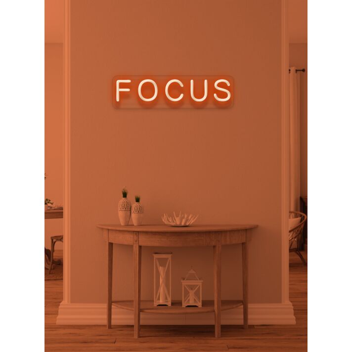 Focus Neon for Inspiring Concentration and Determination
