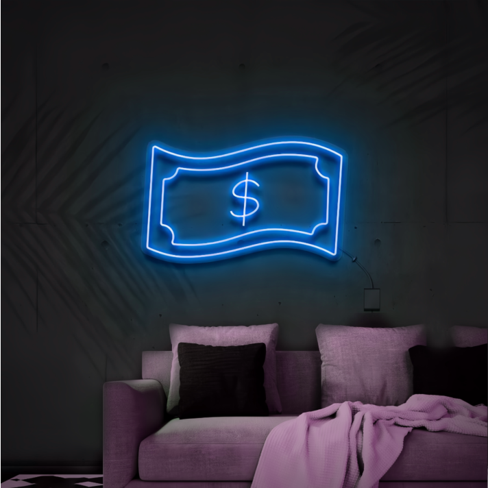 Dollar Bill Neon Sign: Illuminate Your Wealth Path