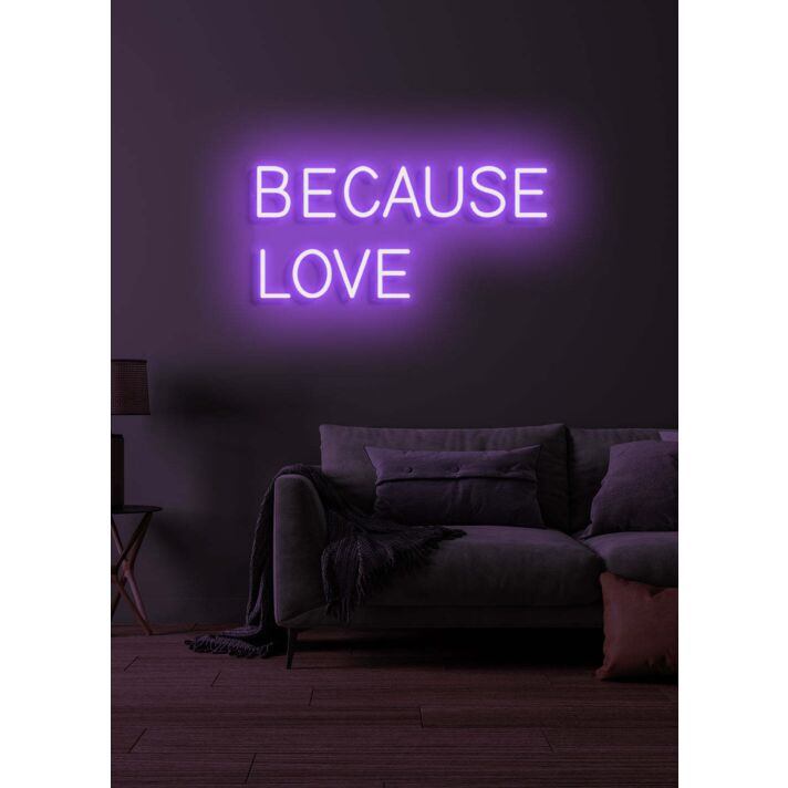 Because love Neon Echoes of Affection