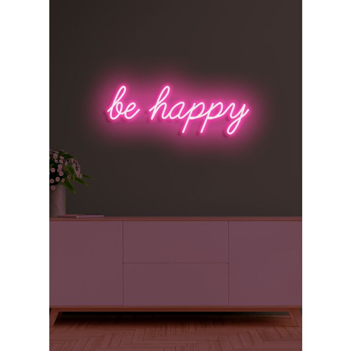 Be Happy Neon Smiles for Joyful Interiors