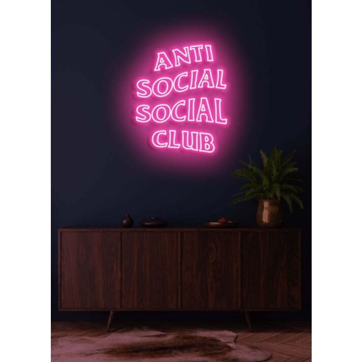 Anti Social Social Club Highlight Individuality with Distinctive Neon