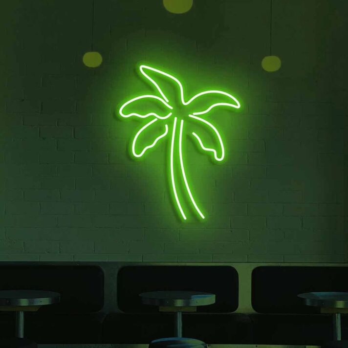 Palm Neon Oasis of Tropical Dreams