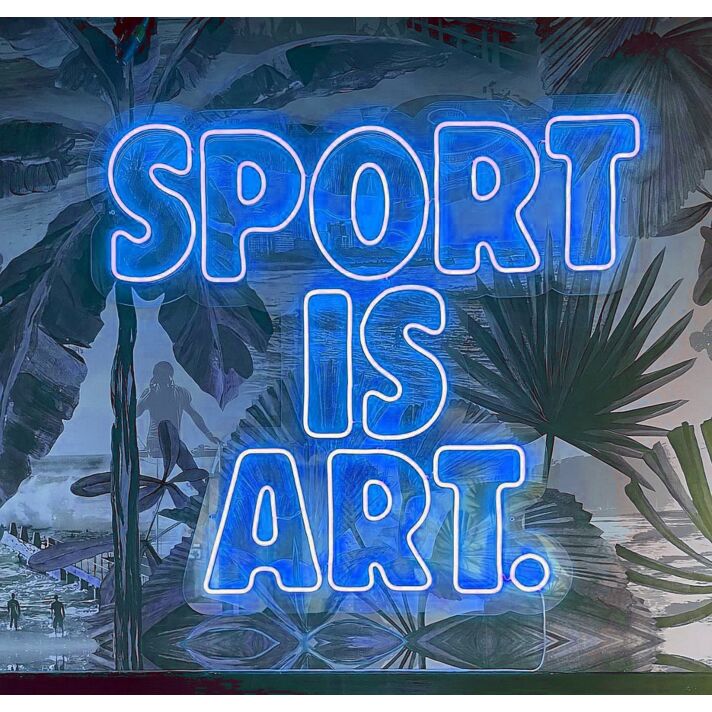 Sport is an art form Neon sign