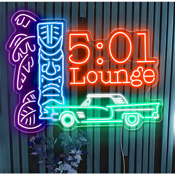 Customize Lounge: Light Up Your Space with Neon Relaxation