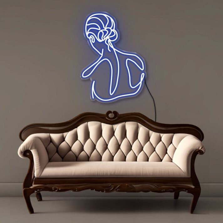 Womans Back Led Neon Signs