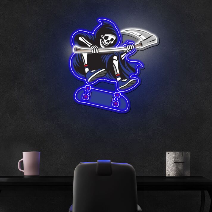 Reapers Neon Sign X Acrylic Artwork
