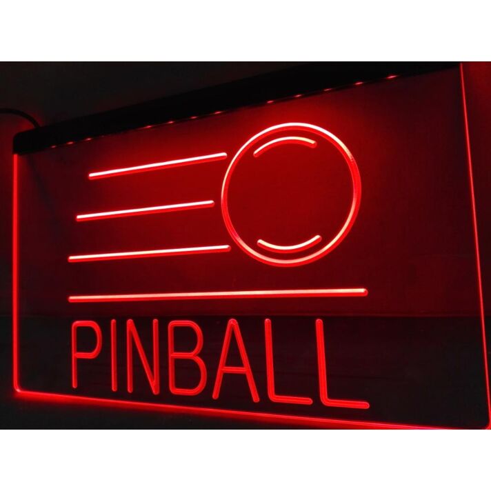 Pinball Hanging Neon Sign