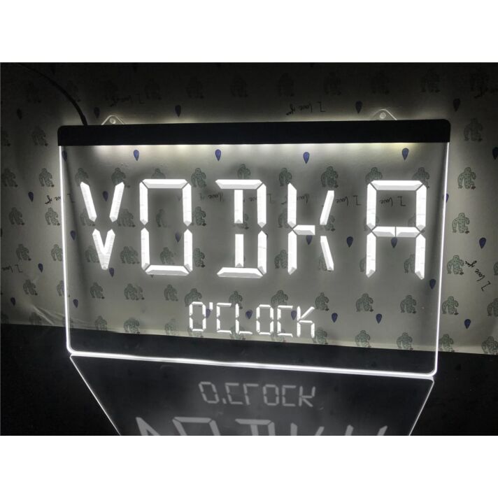 Vodka O'clock Hanging Neon Sign